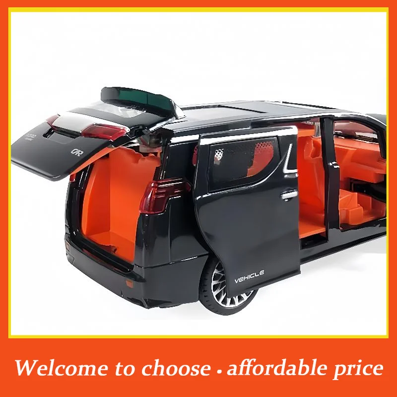 

[New]1Pc new Simulation Commercial Car Model Boy Gift Children's Inertia Pull-back Car Toy With Lighting Sound Kids Holiday Gift