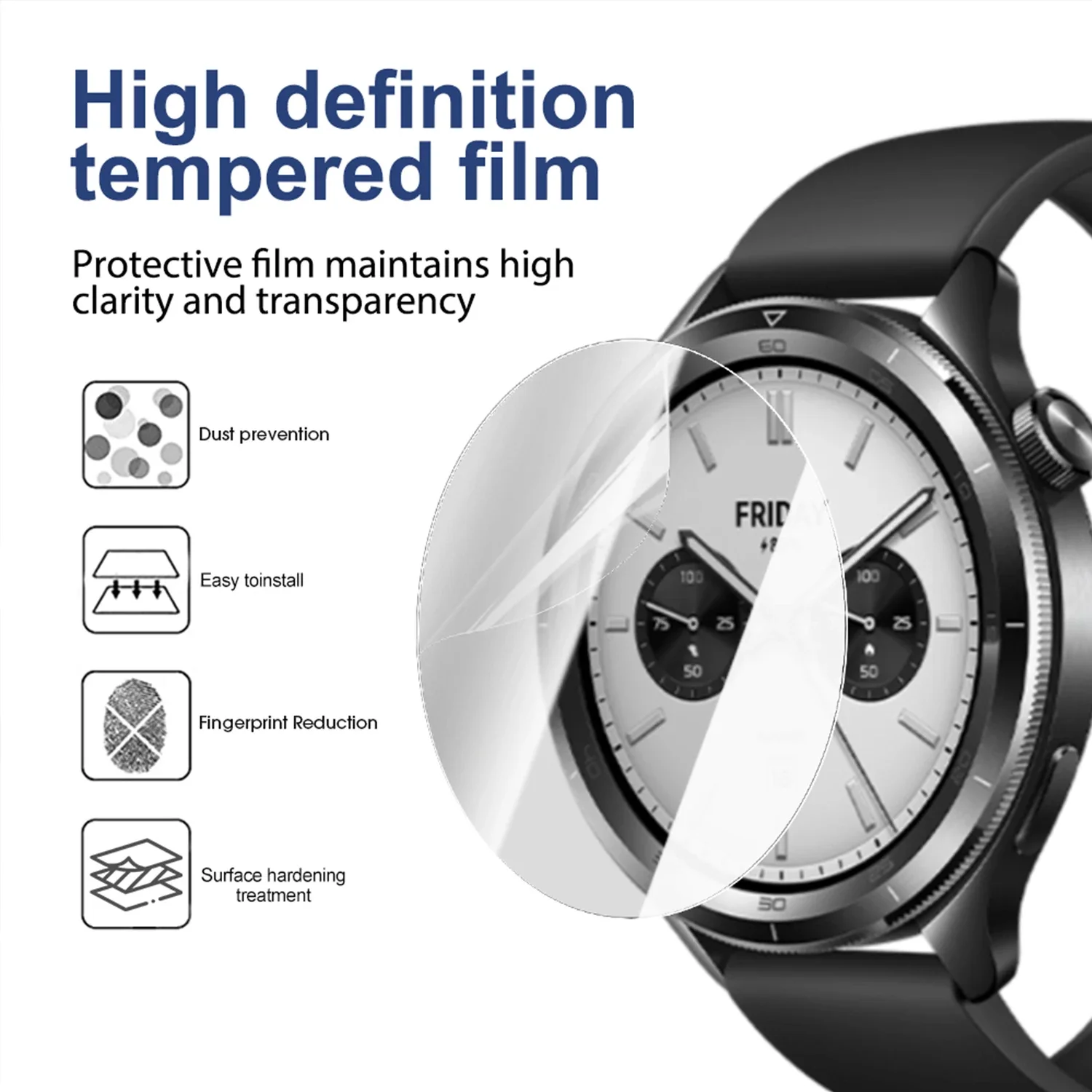 For Xiaomi Watch S4 Smartwatch Soft TPU Protective Hydrogel Films Scratch Resistant Screen Protector For Mi Watch S4 Accessories