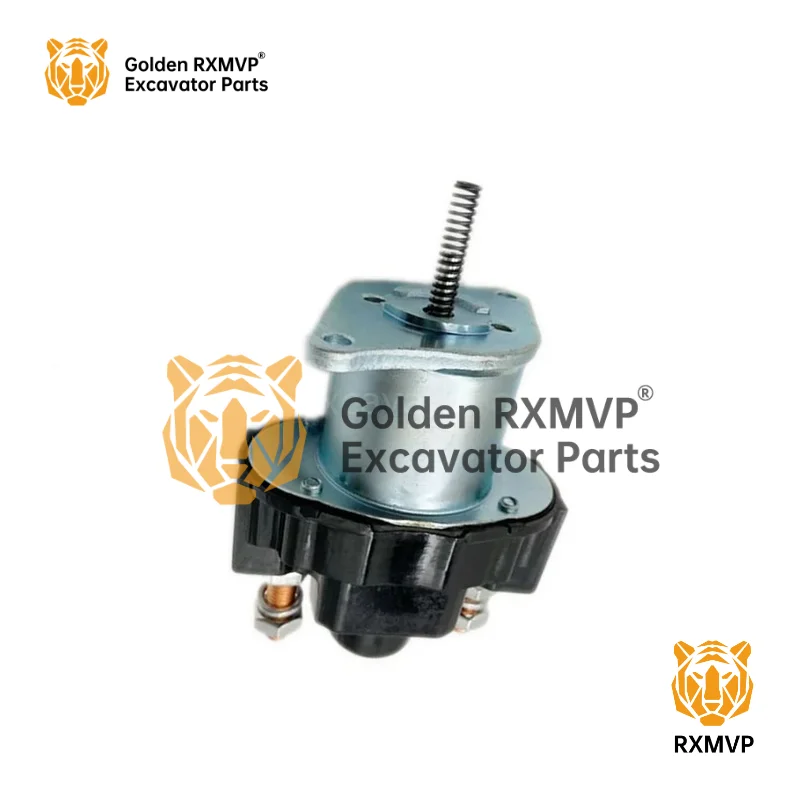 For Komatsu PC60 78US 120 200 300-5-6 Motor Generator Magnetic Switch 4D95 Engine Excavator