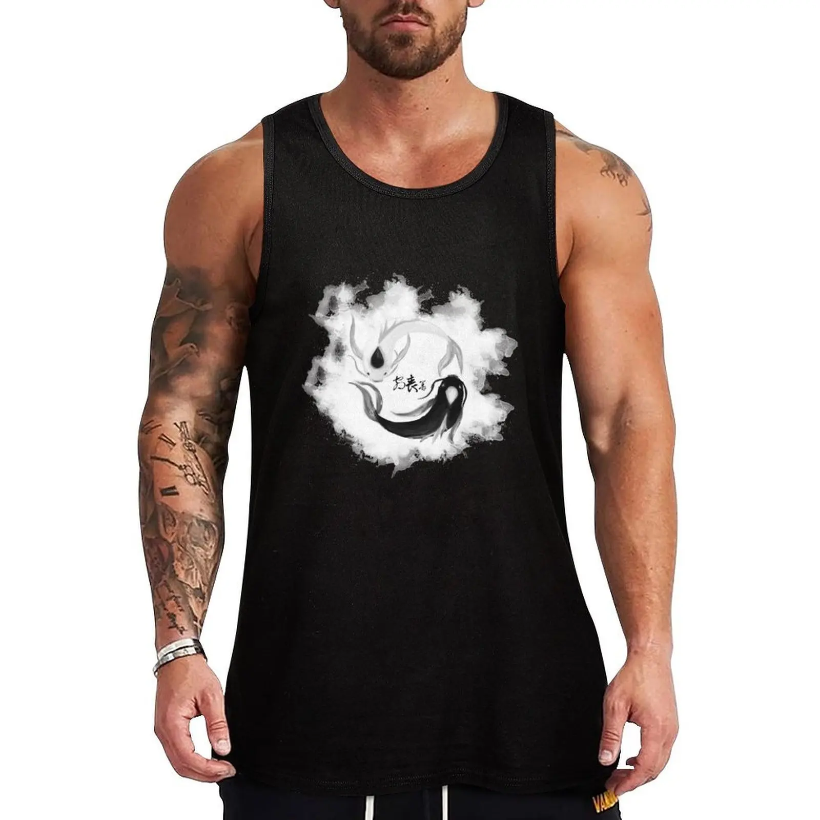 

Tui & La Tank Top sleeveless gym shirt man fitness sleeveless gym shirts male Gym clothes