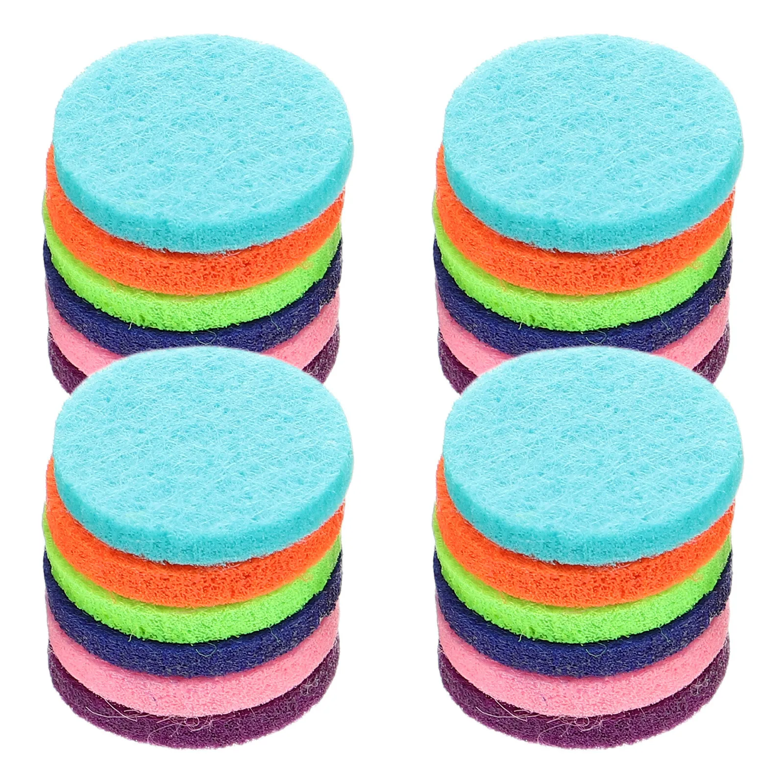 

24Pcs Car Essential Oil Diffuser Pads Sponge Replacement Aromatherapy Pads Longlasting Fragrance Car Office Home Use