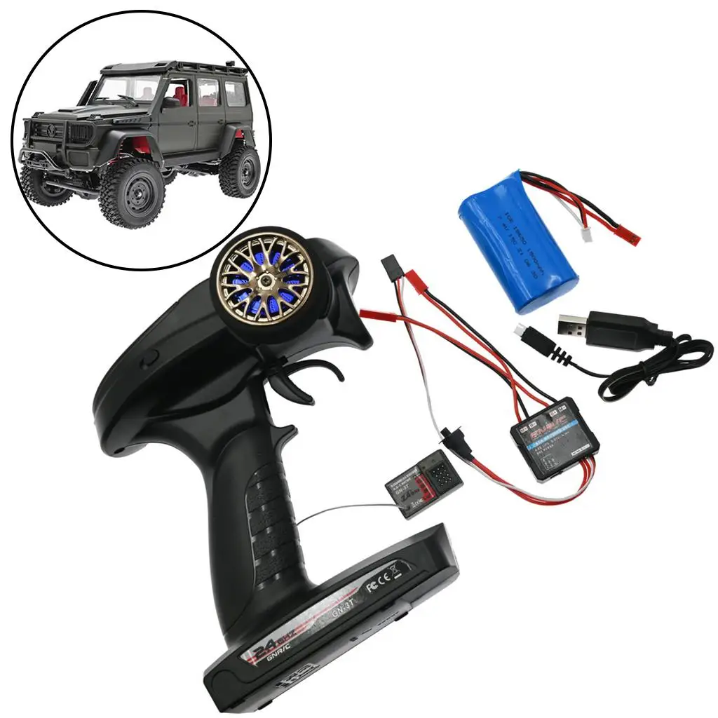 

RC Controller 3-Channel RC Transmitter Controller with Battery And
