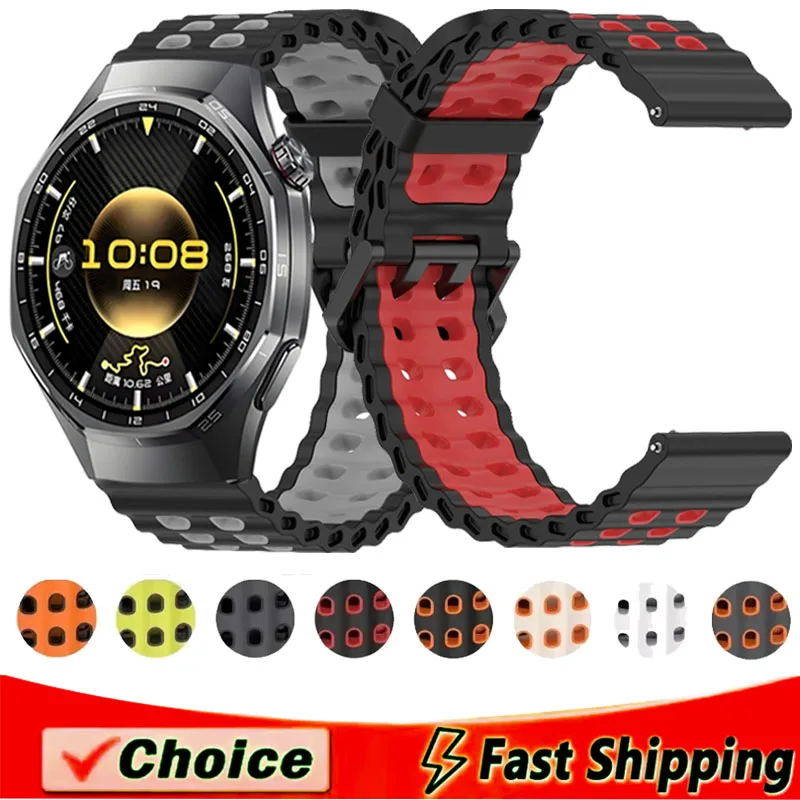 Нейлоновый ремешок Alpine 20/22 мм для Huawei Watch 5/4 GT6-5-4-3 46 мм, удобный сменный ремешок для часов Amazfit GTR4/Balance 2/Bip 6-5