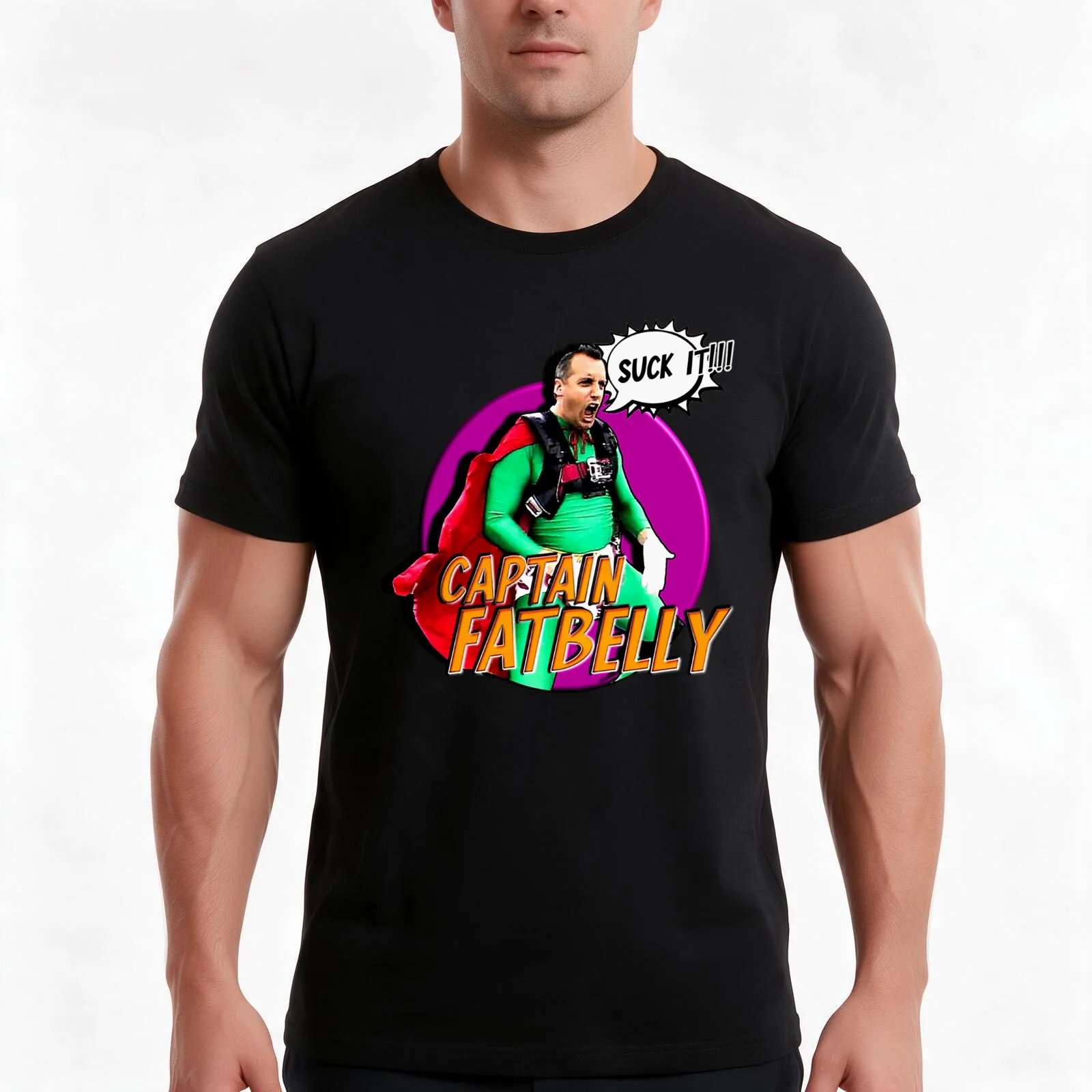Impractical Jokers - Captain Fatbelly - Joe Gatto T-Shirt Summer Casual Cotton Tee Oversized Streetwear Tops Unisex Men Women