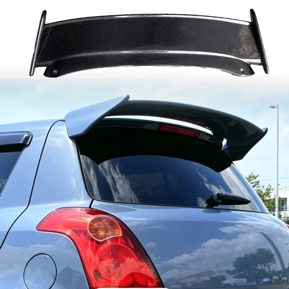 

Suitable for Suzuki Swift zc31s zc32s zs33 genuine carbon brazing automotive parts modification top wing 05-18 model rearspoiler