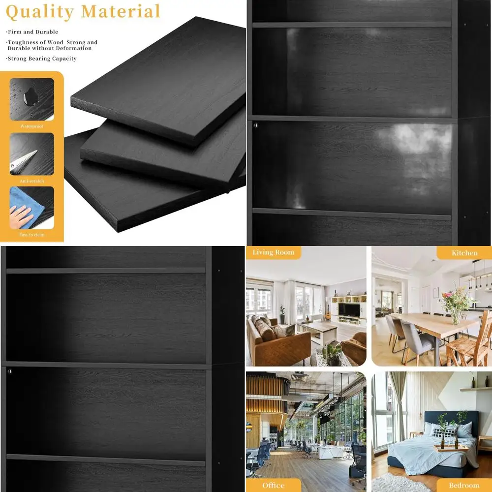 

Книжная полка, 6-уровневый открытый книжный шкаф и книжные полки, полки для хранения на 6 полок, напольный книжный шкаф высотой 70,6 дюймов для дома