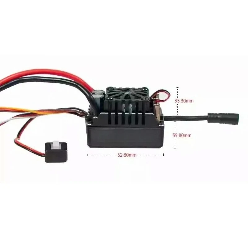 140A Sensored Brushless ESC 2-4S Lipo for 1/10 RC Model Car Buggy Truck Accessories