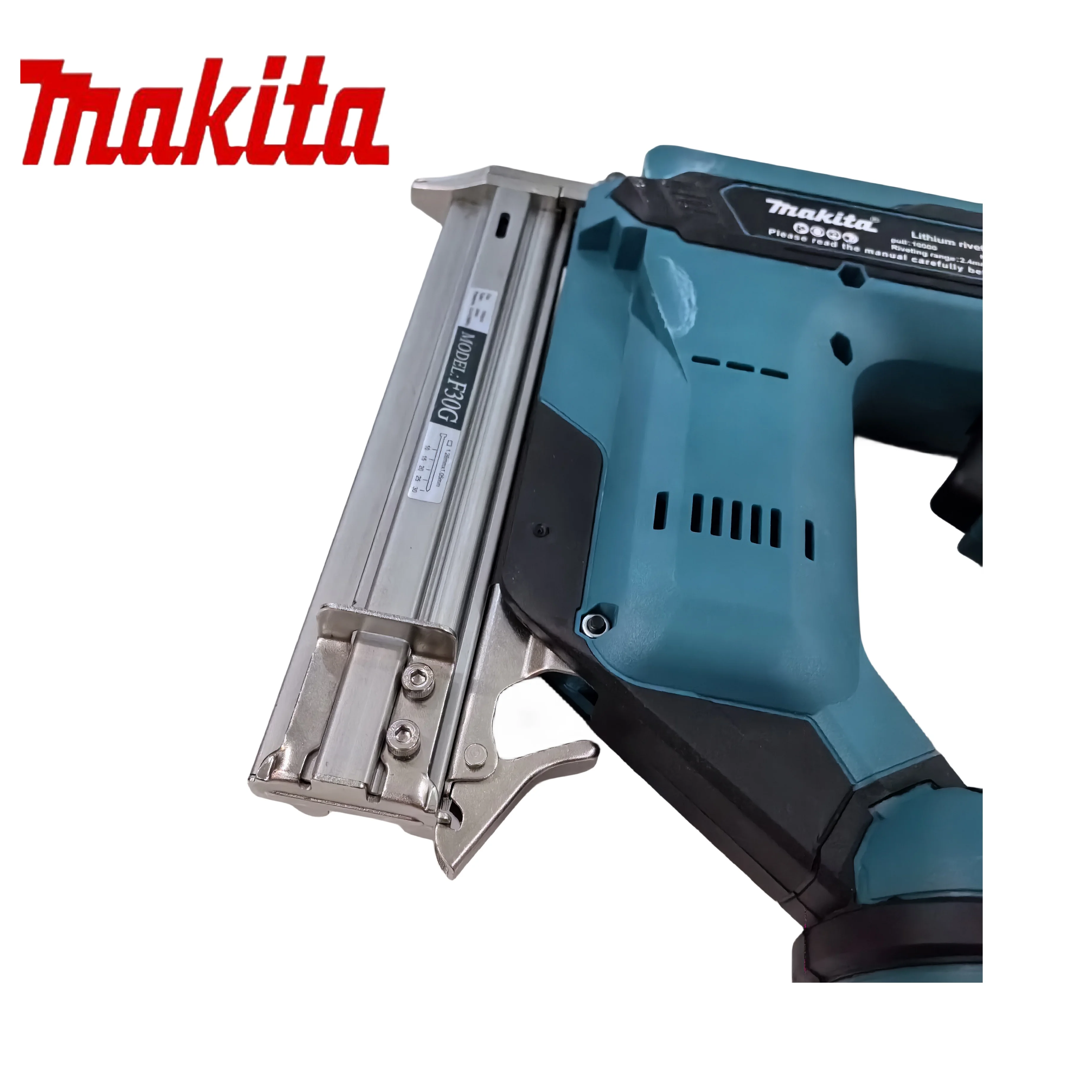 Imagem -05 - Makita-electric Staple Gun Concrete Nail Gun Recarregável Nailer Bateria de Lítio 18v Decoração Carpintaria Pneumático