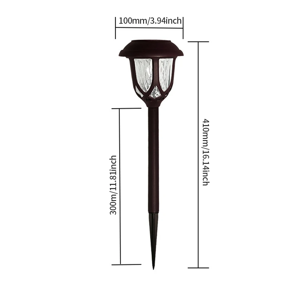 LED Solar Courtyard Lamp Outdoor Waterproof Lawn Lights Solar Garden Paths Lane Landscape Lighting Decorative Lights Bright Lawn