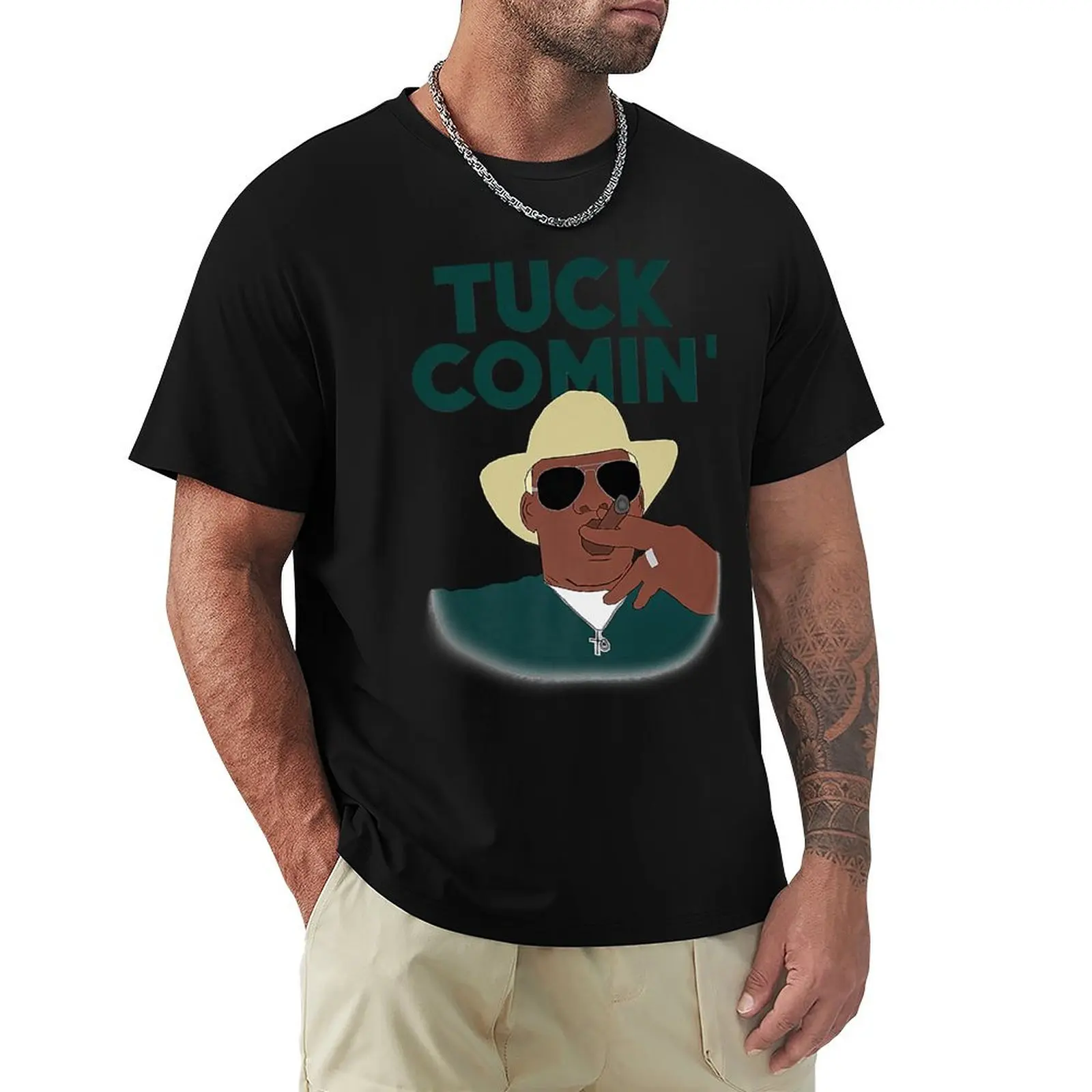 Tuck Comin T-Shirt Plus Size Non-Shrink T-Shirt