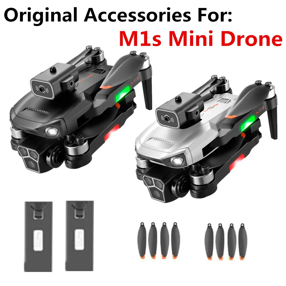 

M1s мини Дрон оригинальные аксессуары 3,7 V 1800Mah батарея/Лопасти пропеллера/USB линия/для M1s Дрон M1s Дрон запасные части