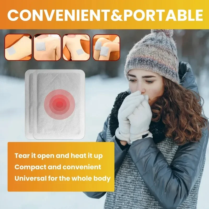 1-50pcs Portable Warm Patch Durable Disposable Heating Package Winter Cold and Warm Body Suitable for Winter Outdoor Activities