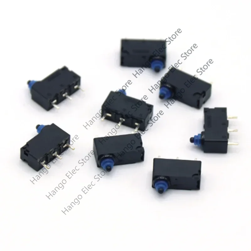 5PCS D2HW-A211D sealed waterproof dust button travel limit micro switch D2HW car door lock G303 3 feet With handle