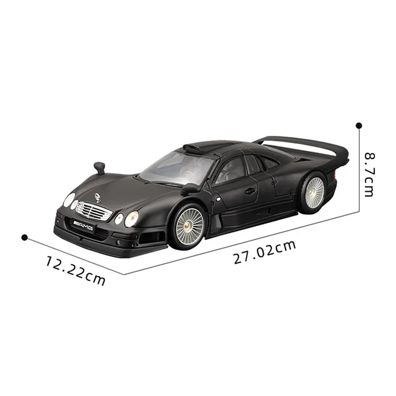 Maisto 1:18 Mercedes-Benz Clk-Gtr Sports Car GTR Diecast Model Alloy Luxury Vehicle Decoration Collection Kids Toys Car Gift