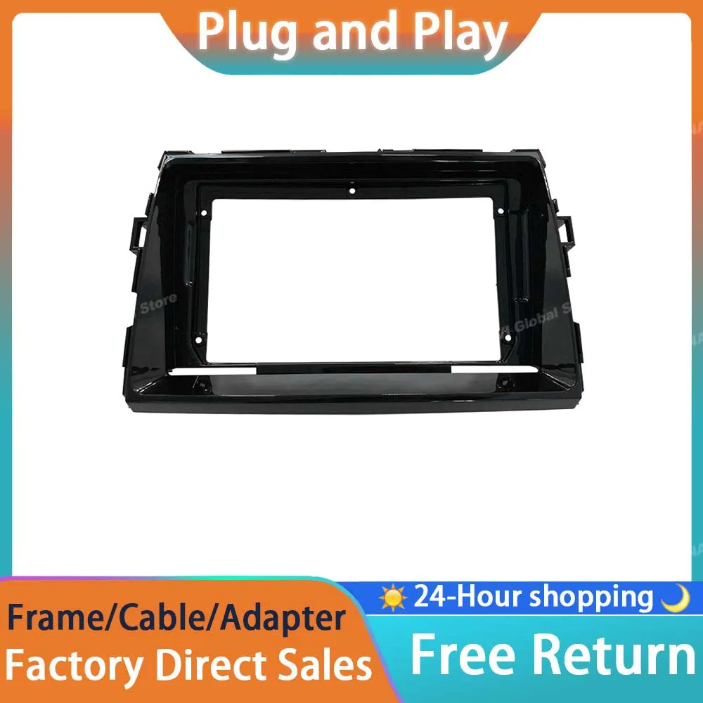 

RSNAVI 2 Din 9-дюймовый автомобильный радиоустановка DVD GPS mp5 Пластиковая лицевая рамка для TOYOTA Previa Estima Tarago Bully 2006-2016 Dash