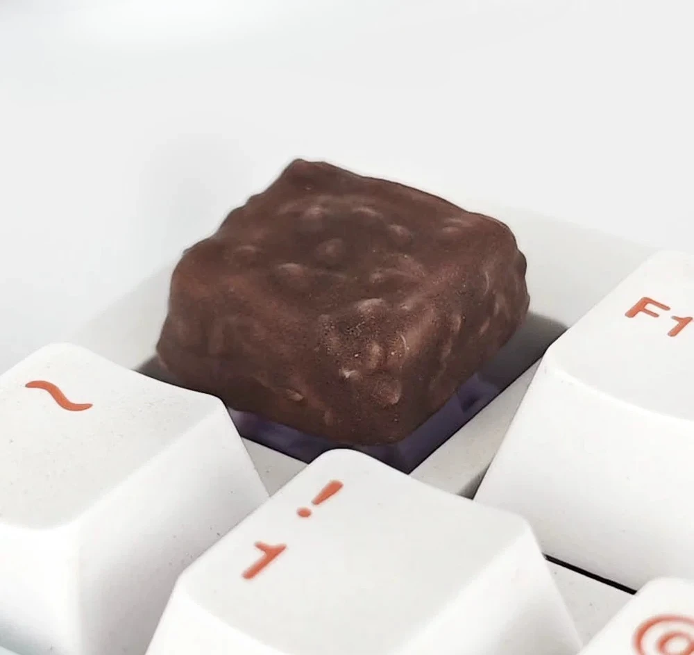 Novelty Baking Food Sculpture Keycap Cute Creative Decor Present For Mechanical Keyboard Custom Collectors