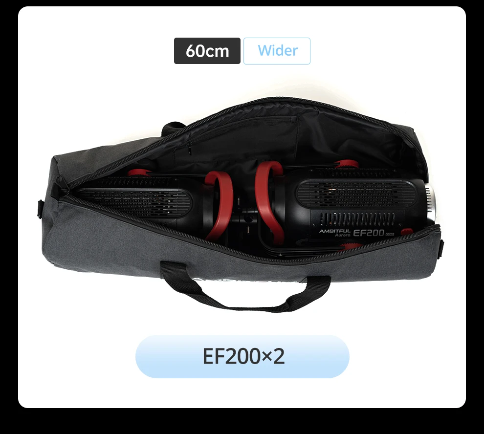 NEUE 50/60/70//80/90/100/110/120/130/140cm Einbeinstativ-Stativtasche Tragbare Schultergurt-Tragetasche TB PRO für gepolsterte Lichtstative – Detail 15