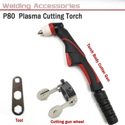 P80 80A M8 Plasma Cutting Torch Nozzle Tip Electrode Cutter Hand Hold Torch Machine Roller Guide Wheel CUT-80 CUT-100 CUT 80 100