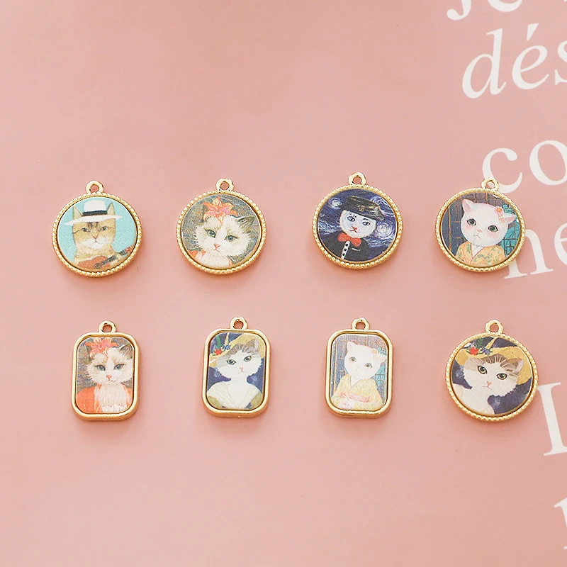 1-шт-металлическая-прямоугольная-круглая-матовая-подвеска-«кошачья-голова»