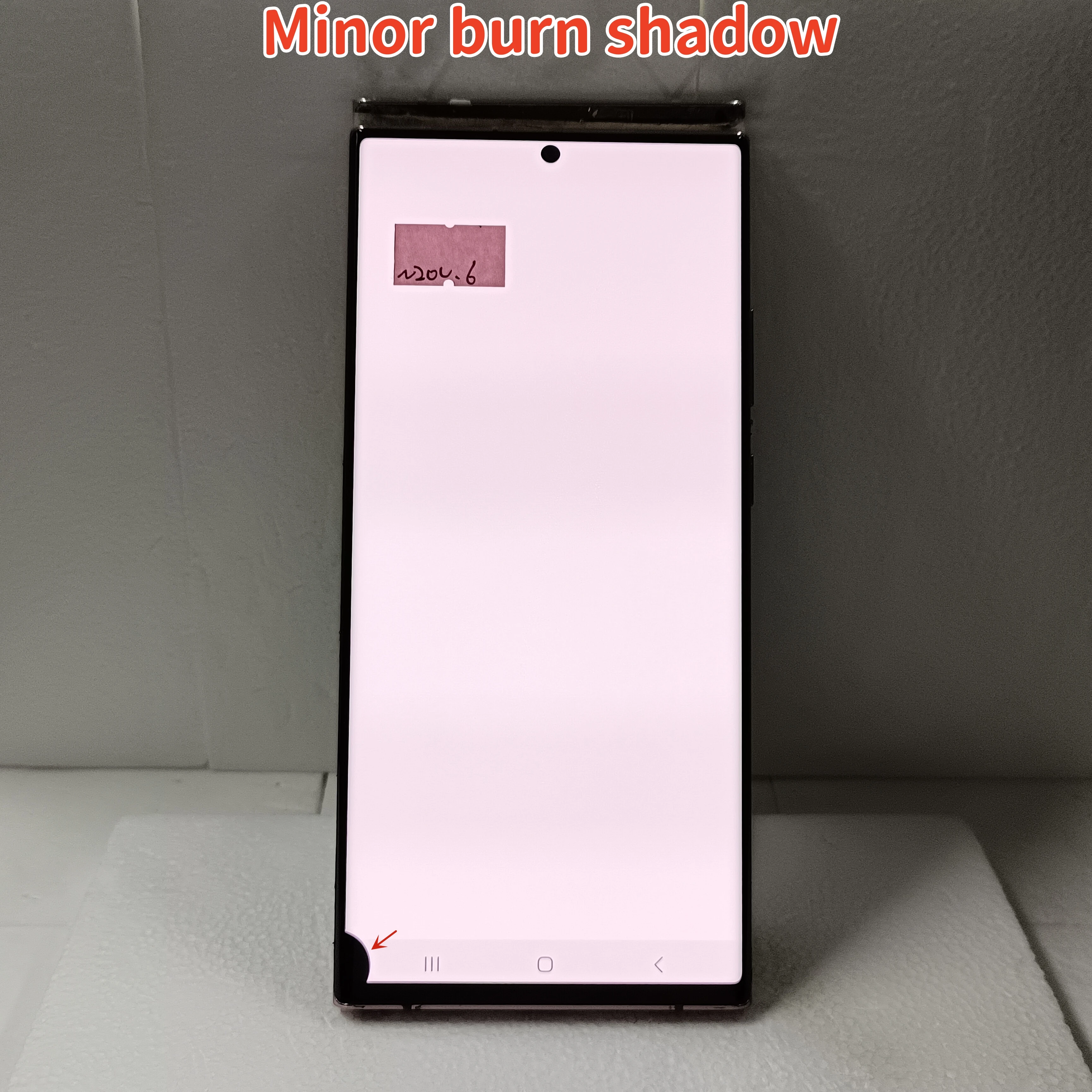 AMOLED For Samsung Galaxy Note 20 ultra 5G SM-N985F N986U N986B LCD Display Touch Screen Digitizer Assembly With burn shadow