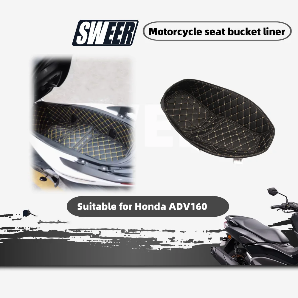 

Motorcycle Bucket Cushion Suitable for Honda ADV160 Leather Waterproof Full Surround Bucket Cover Protective Helmet