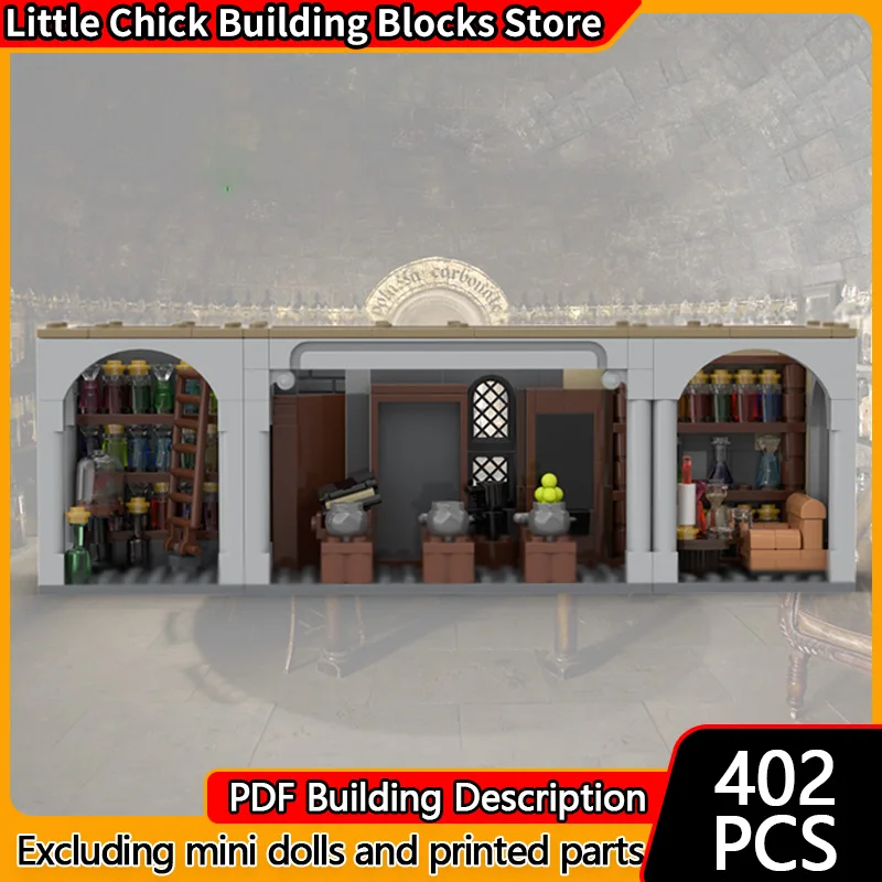 

Magical Movie Model MOC Building Bricks Potions Class Scene Modular Technology Gifts Holiday Assemble Children Toys Suit