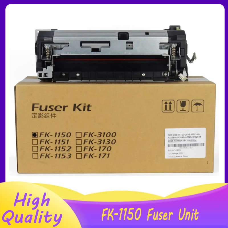 

FK-1150 Fuser Unit for Kyocera ECOSYS M2040dn P2235dw P2040dw M2540dw M2635dw M2640idw M2040 P2235 P2040 M2540 M2635