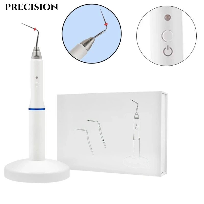 

Dental Cordless Gutta Percha Obturation Pen Root Canal Filling System +2 Tips 3 Second Rapid Heating Dental Gutta-percha Cutter
