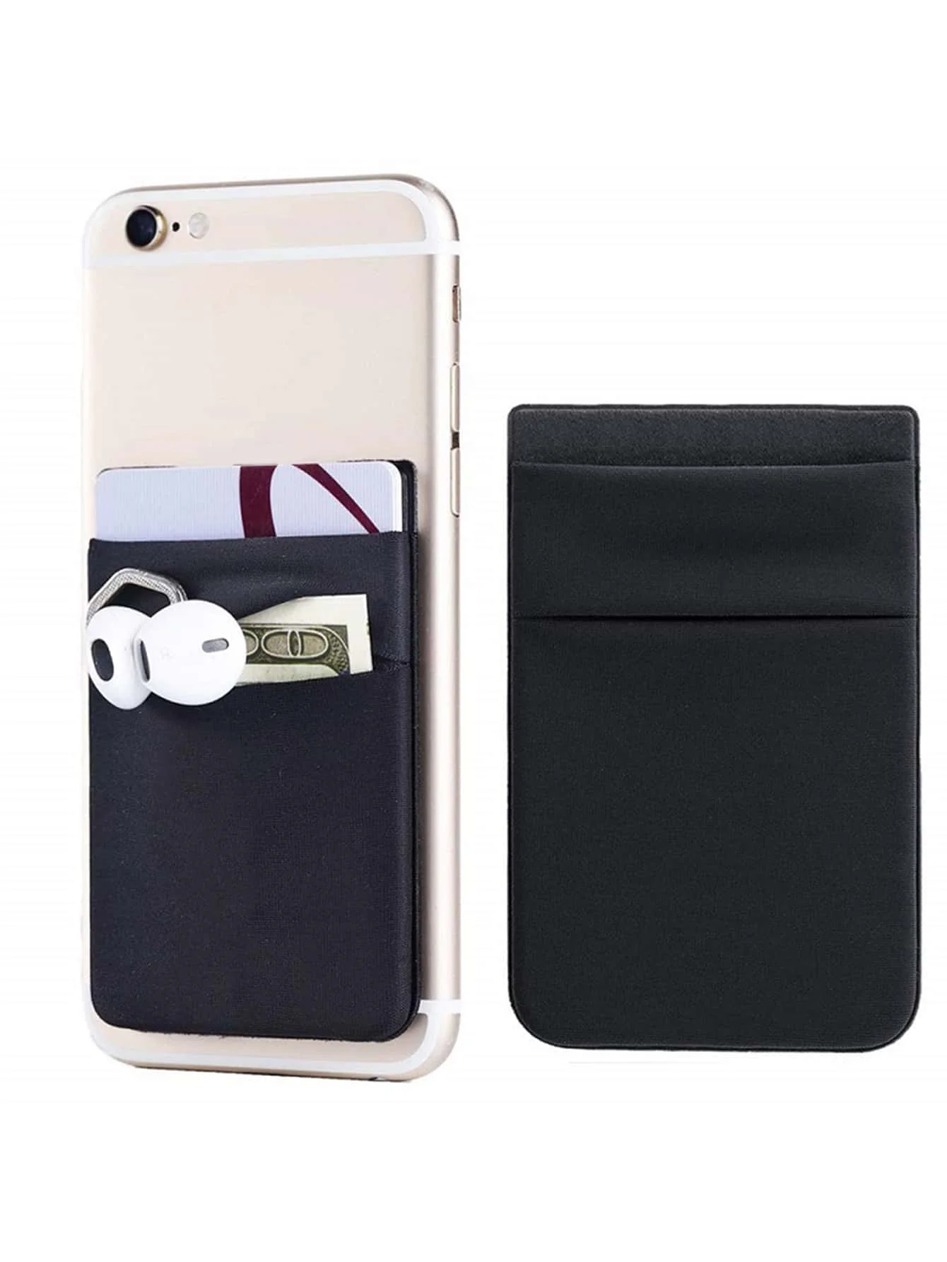 Minimalistische Schlanke Mini-Geldbörse Elastischer Stoff Handy-Kartenhalter Brieftaschen-Etui Kreditkartenhalter Tragbarer Bester Schlanker Geldbörsenhalter 2026