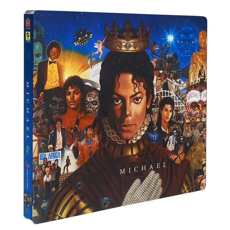 

King of pop Michael Jackson MJ Music CD Greatest Hits Album Hold My Hand Music Record Cosplay Walkman Car Soundtracks Box Gift