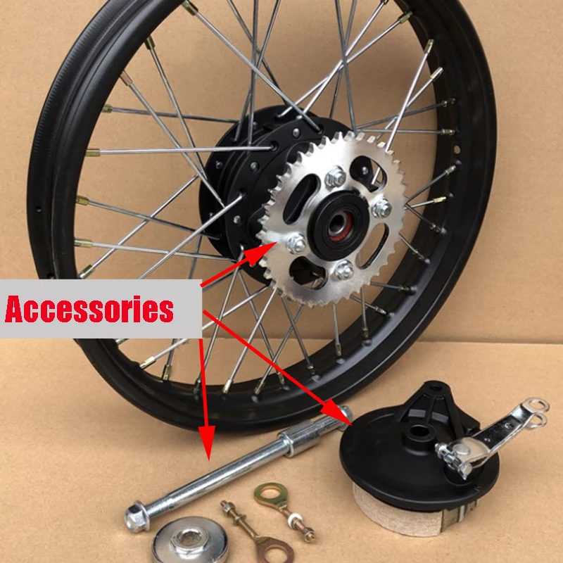Rin de Rueda de Motocicleta Personalizado para Honda Qjmotor Dayun Jialing Lifan Loncin CG125 HJ125 GN125cc-250cc, Rin Modificado para Motocicleta