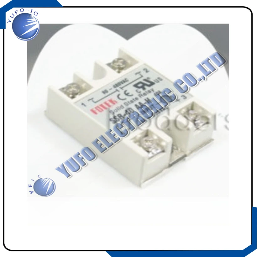 Free Shipping Solid state relay SSR 90-480V AC/ 40A output 80-250V AC
