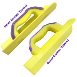 Inner/Outer Wall Corner Trowel Plastic Drywall Corner Shaping Tool Corner Trowel Cement Finishing Home Construction Tool