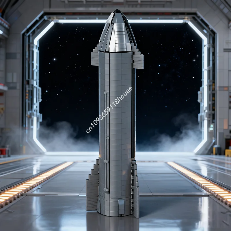 

1697pcs MOC SpaceX Starship Scale 1 Spaceed Model Building Blocks Assemble Creative Idea Toys Education Christmas Gift Brick