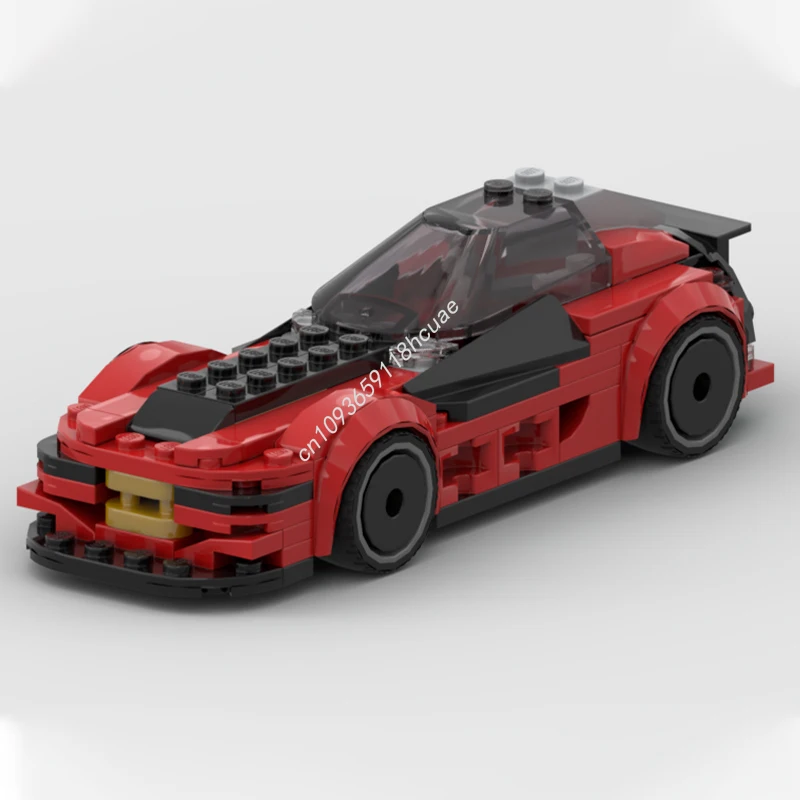 

102PCS MOC Luxury Shooting Brake Building Blocks DIY Model Creative Car Assembly Toy Collectible Construction Set For Teens