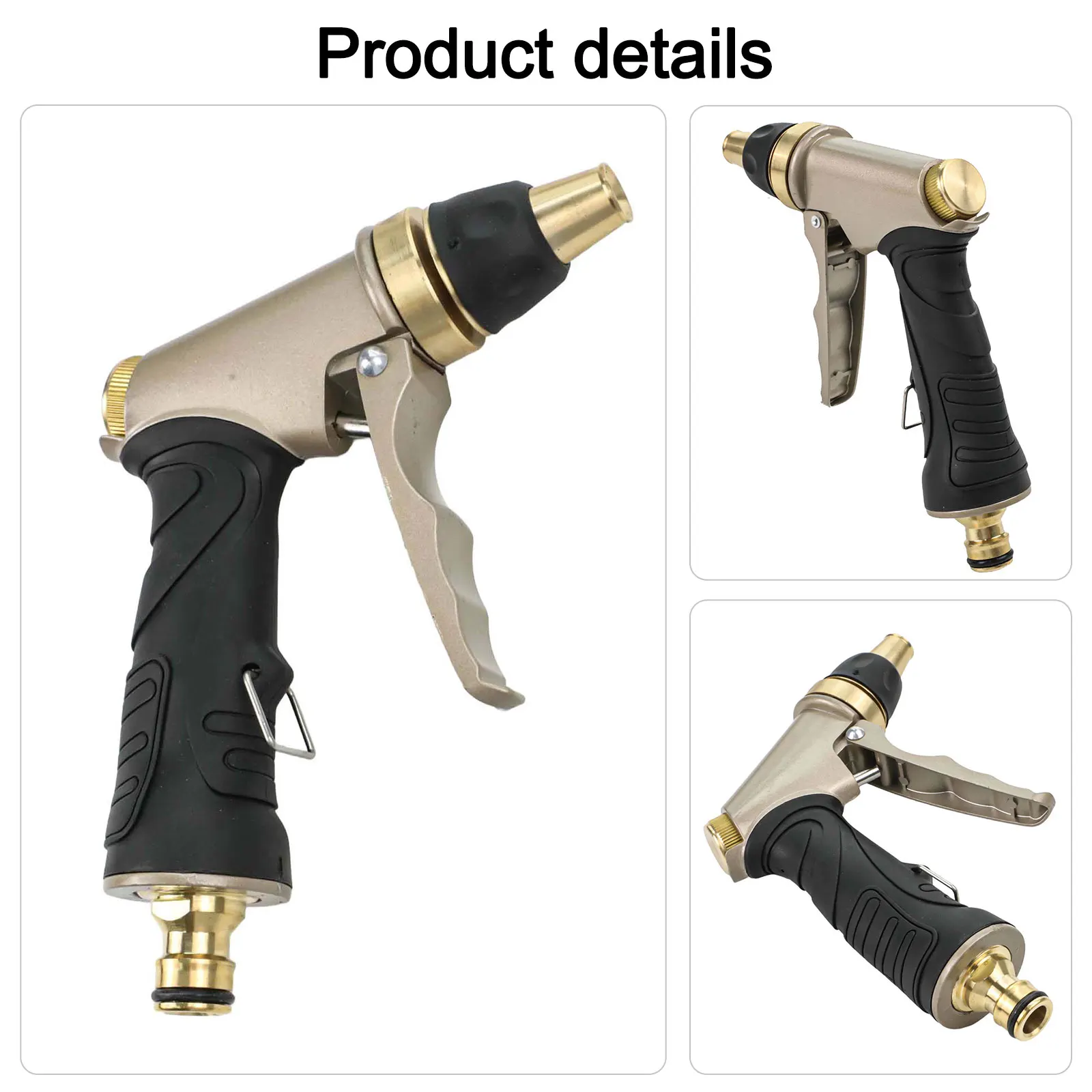 

For Garden Hose Garden Watering Tool Zinc Alloy Sprinkler Plant Watering Sprinkler Nozzle Even Water Distribution