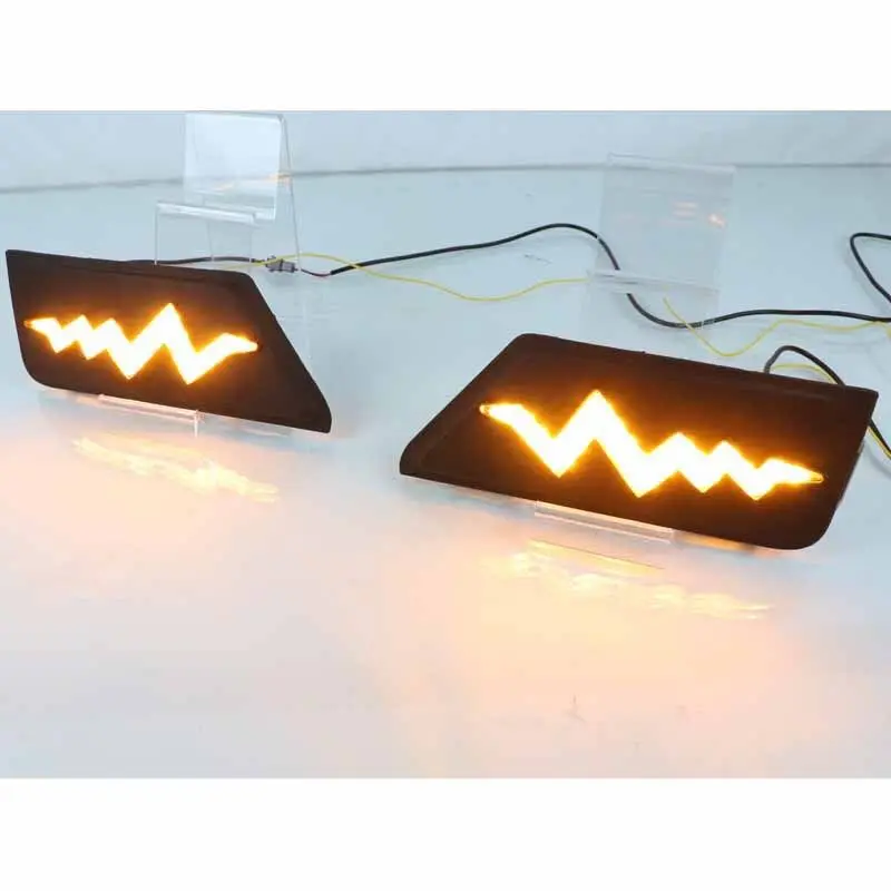 

SAAR Подходит для дневных ходовых огней Wuling Hongguang S 2021, автомобильные плавные указатели поворота, специальные светодиодные модифицированные передние противотуманные огни L