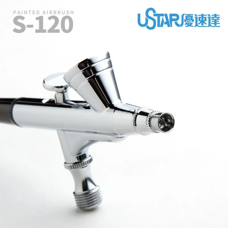 USTAR S-120 Painted Airbrush Double-action external adjustment 0.2mm spraying