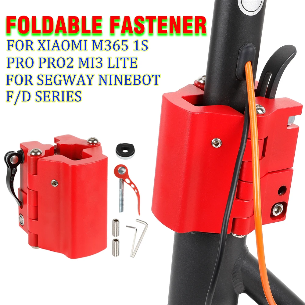 

Al Fiskim складная застежка с вертикальным стержнем, детали для электрического скутера xiaomi M365/1S/Pro/Pro2/Mi3/Lite Segway Ninebot F/D series