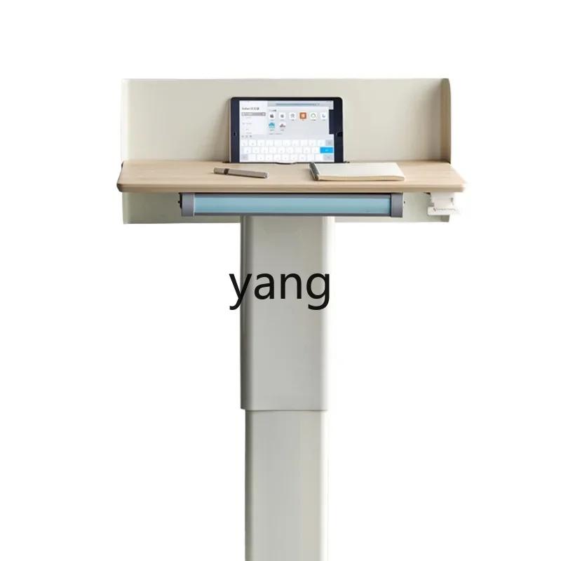 YJQ lift lectern modern simple school classroom meeting room small movable lectern table