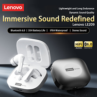Lenovo LE209 Bluetooth 6.0 Headphones Surround Stereo Sound Wireless Earphones IPX4 Waterproof 35H Ultra Long Endurance Headset