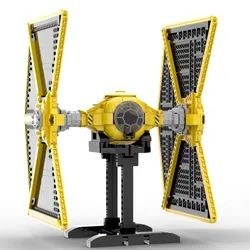 MOC Space Wars Weapon Imperial TIE Fighter Bomber Spaceship Sets Building Blocks Kid Toys Boys Christmas Gift