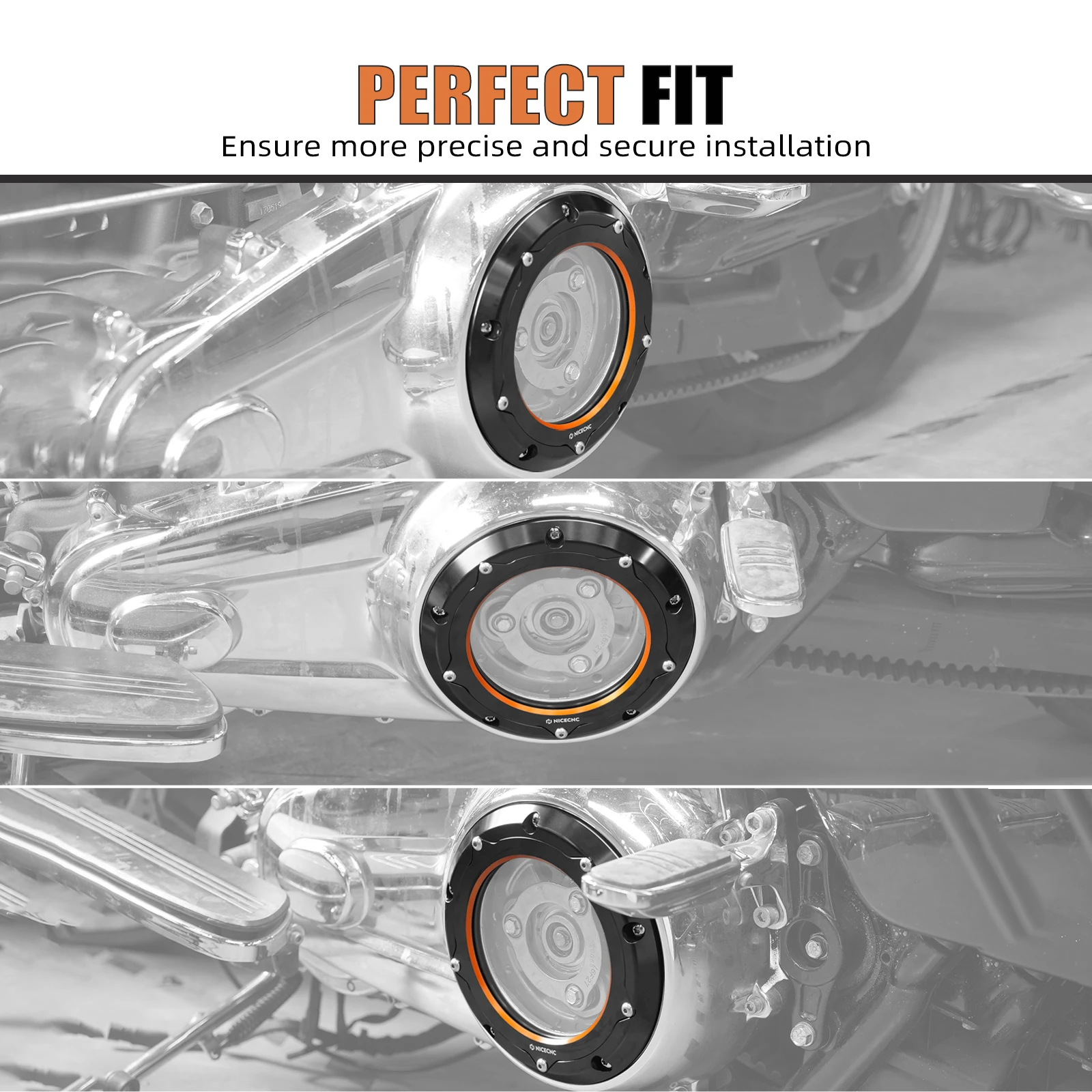 รถจักรยานยนต์โปร่งใสเครื่องยนต์คลัทช์สําหรับ Harley RG Road Glide FLTRX/S/ST Road King/พิเศษ Street Glide FLHX/S/ST FLHTK/L