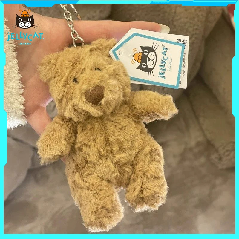 

【IN STOCK】New JELLYCAT Fun Barcelona Bear Bag Pendant Kawaii Bear Keychain Plush Doll Birthday Christmas 2026 New Year's Gift
