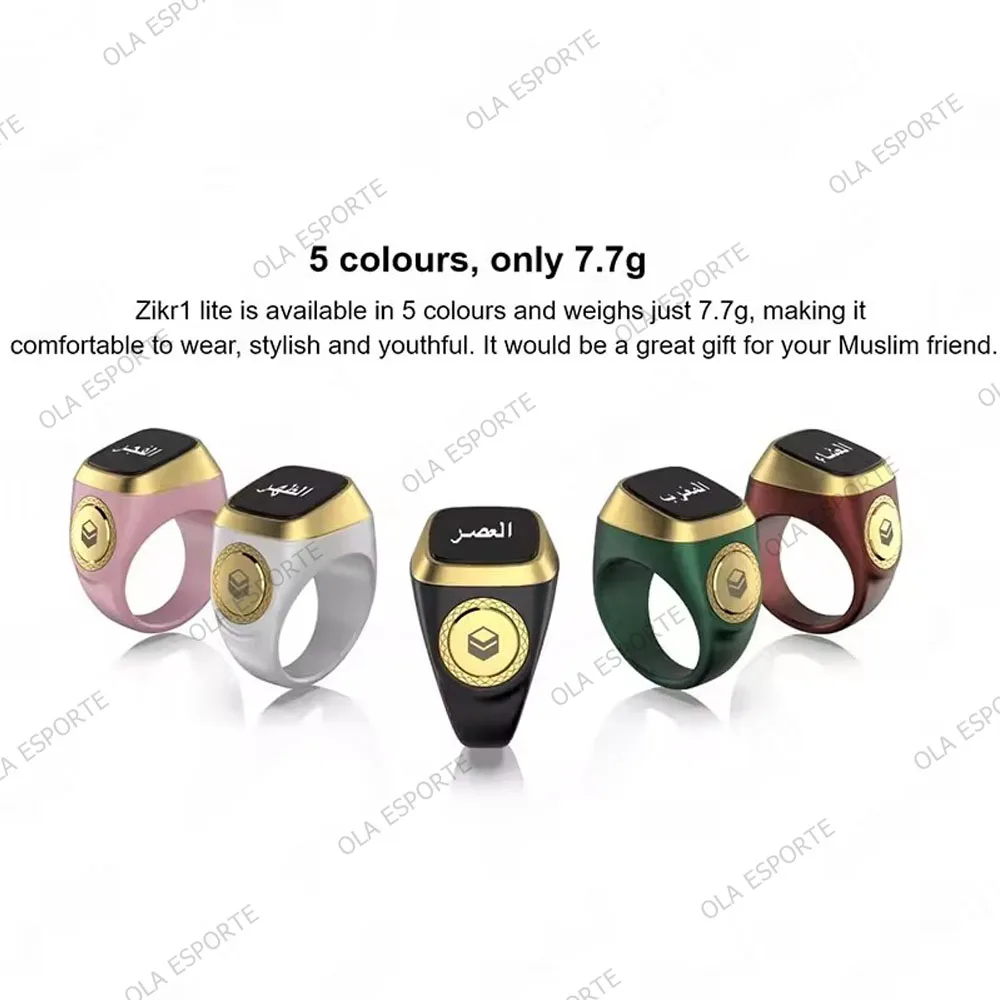Smart Zikr Ring for Muslims with Digital Counter