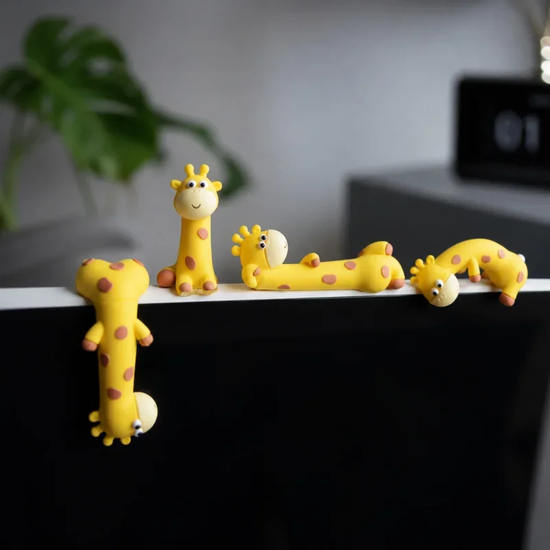 Cartoon Giraffe Desktop Ornament Car Screen Decoration Gift