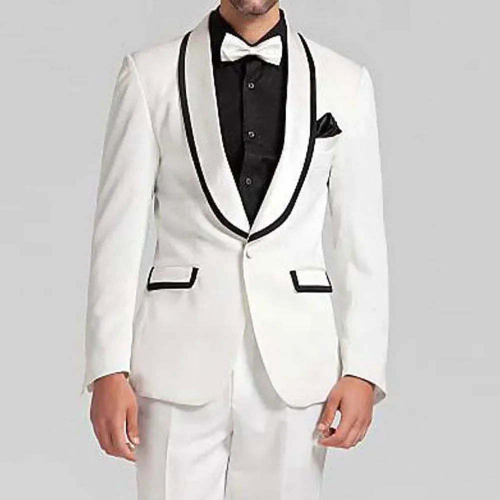 

Men's Business Casual Suit Four-Season Anti-Wrinkle Two-Piece Set Single-Button Design Party Professional Forma