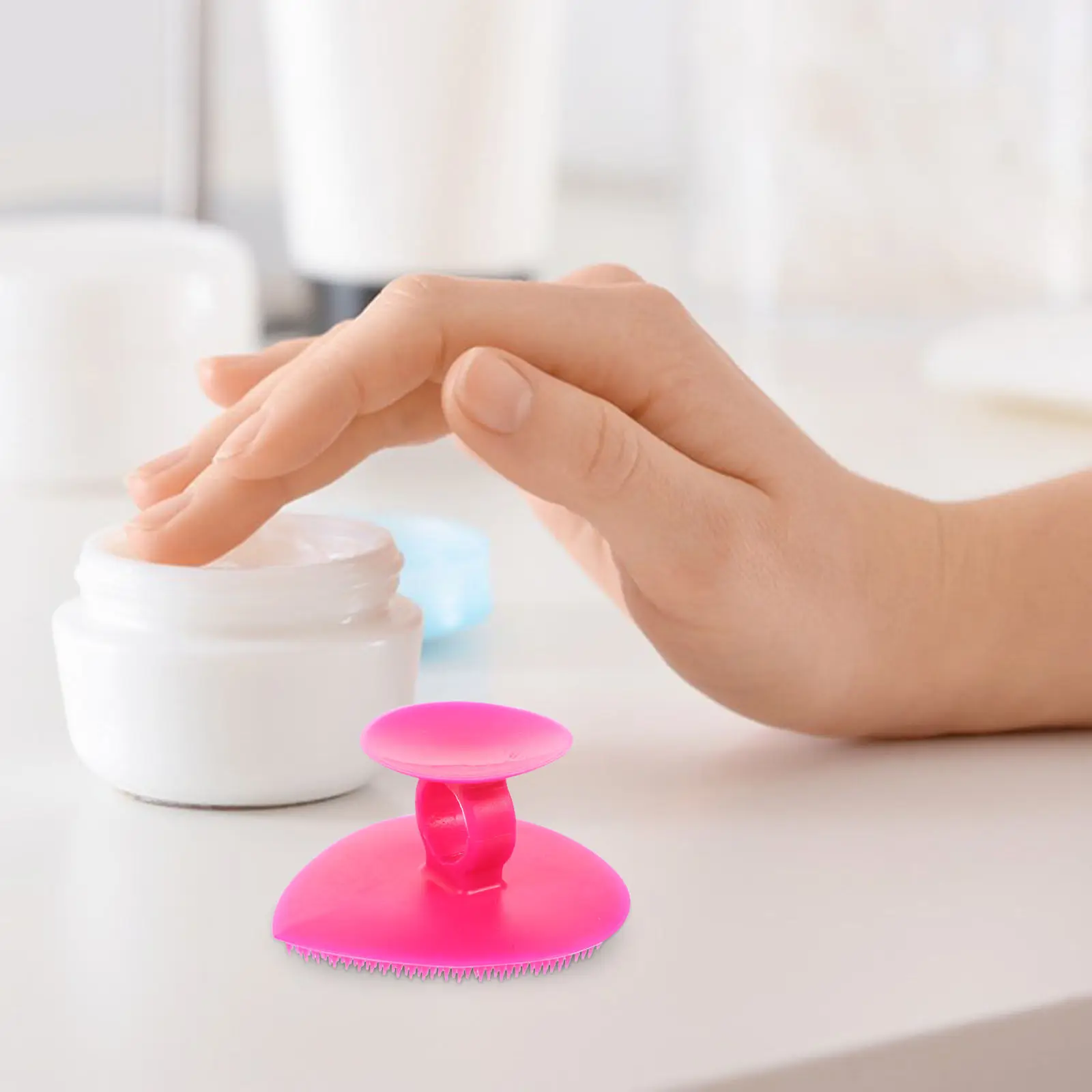 

5Pcs Heart Shaped Silicone Multifunctional Massage Brush for Face Cleaning Bathing Baby Kids Adult Skin Care Blood Circulation