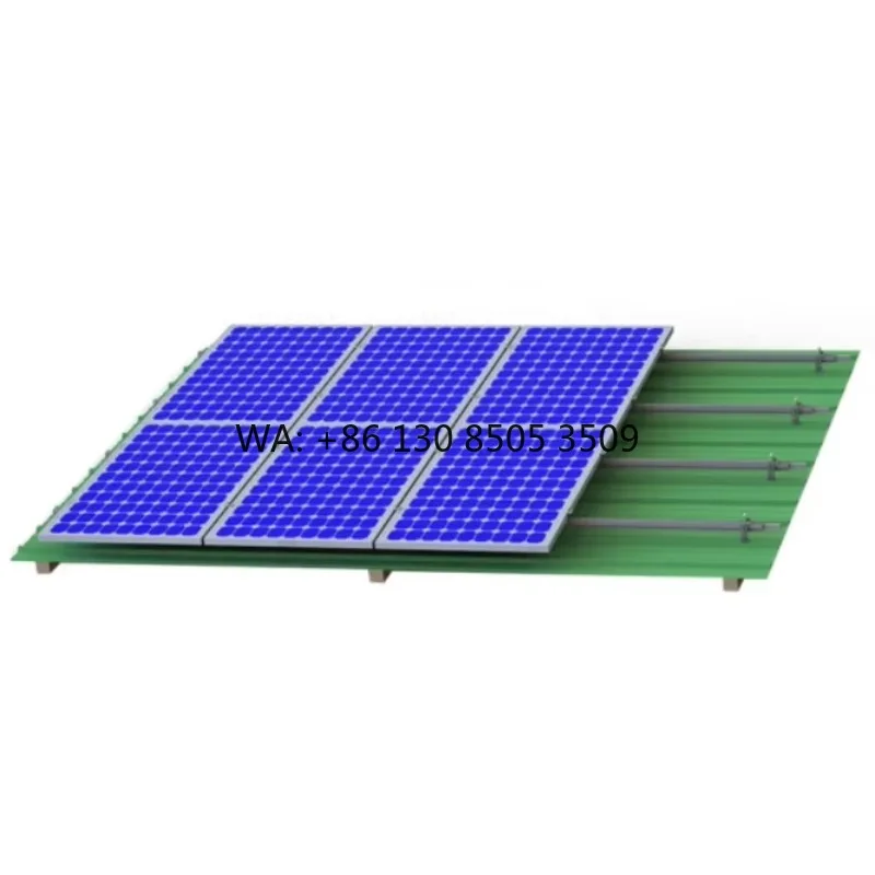 Adjustable PV Metal Module Roof Solar Panel Mounting Bracket with Angle Features