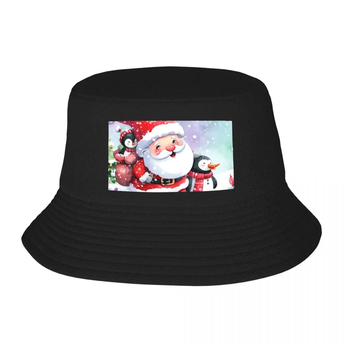 

santa claus christmas Bucket Hat Golf Hat Cosplay Big Size Hat Streetwear Men's Caps Women's